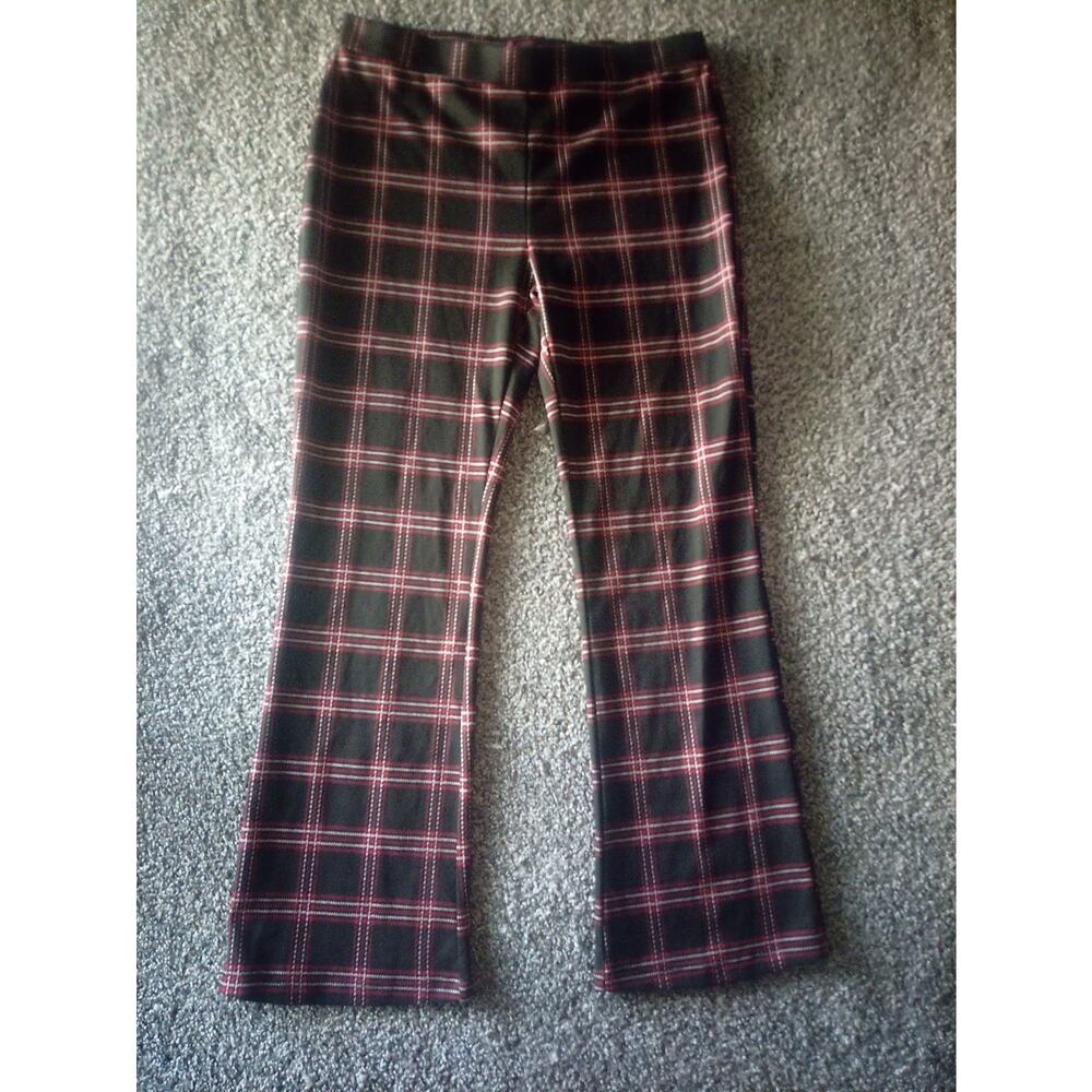 No Boundaries Pants Women Pre Owned Size XXL (19) Squares Design